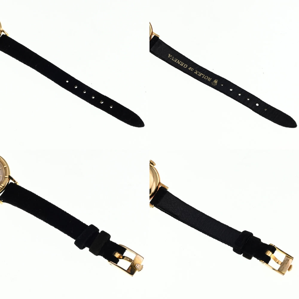 ROLEX Precision 8823 vintage K18YG Small second Cal.1100 gold Dial Hand Winding Ladies
 Watch Z#136755