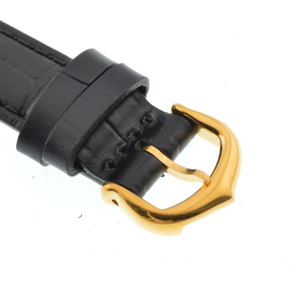 CARTIER Chambord K18YG / leather white Dial Hand Winding Ladies
 Watch Z#136879