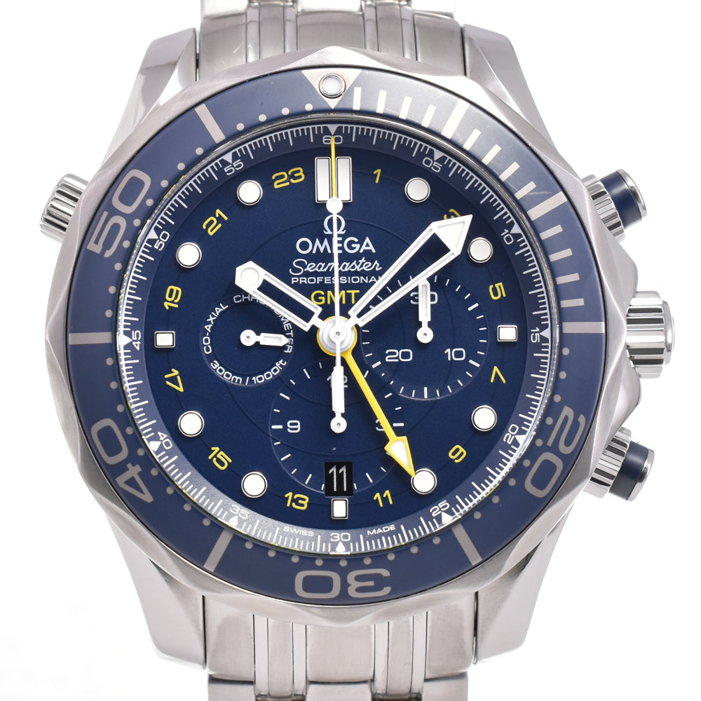 OMEGA Seamaster Divers 212.30.44.52.03.001 GMT blue Dial Automatic Men's
 Watch K#136944