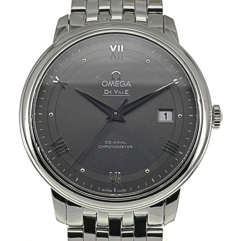 OMEGA De Ville Prestige 424.10.40.20.06.001 Date Co-axial Chronometer gray Dial Automatic Men's
 Watch J#137017