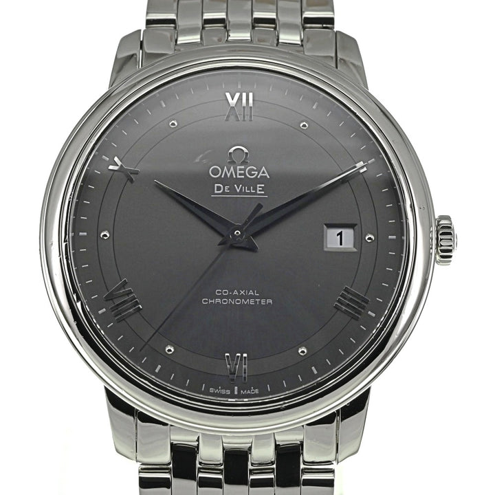 OMEGA De Ville Prestige 424.10.40.20.06.001 Date Co-axial Chronometer gray Dial Automatic Men's
 Watch J#137017