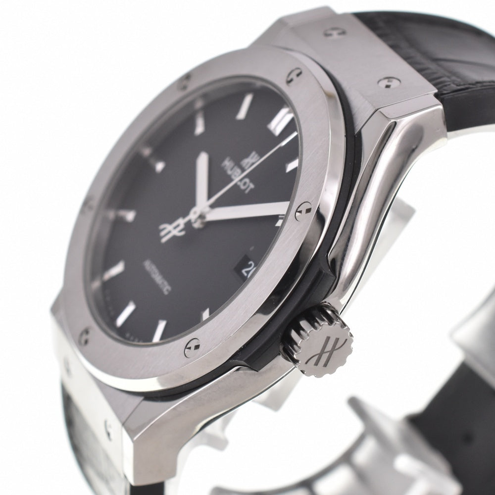 HUBLOT Classic Fusion Titanium 542.NX.1171.LR black Dial Automatic Men's
 Watch Q#137067