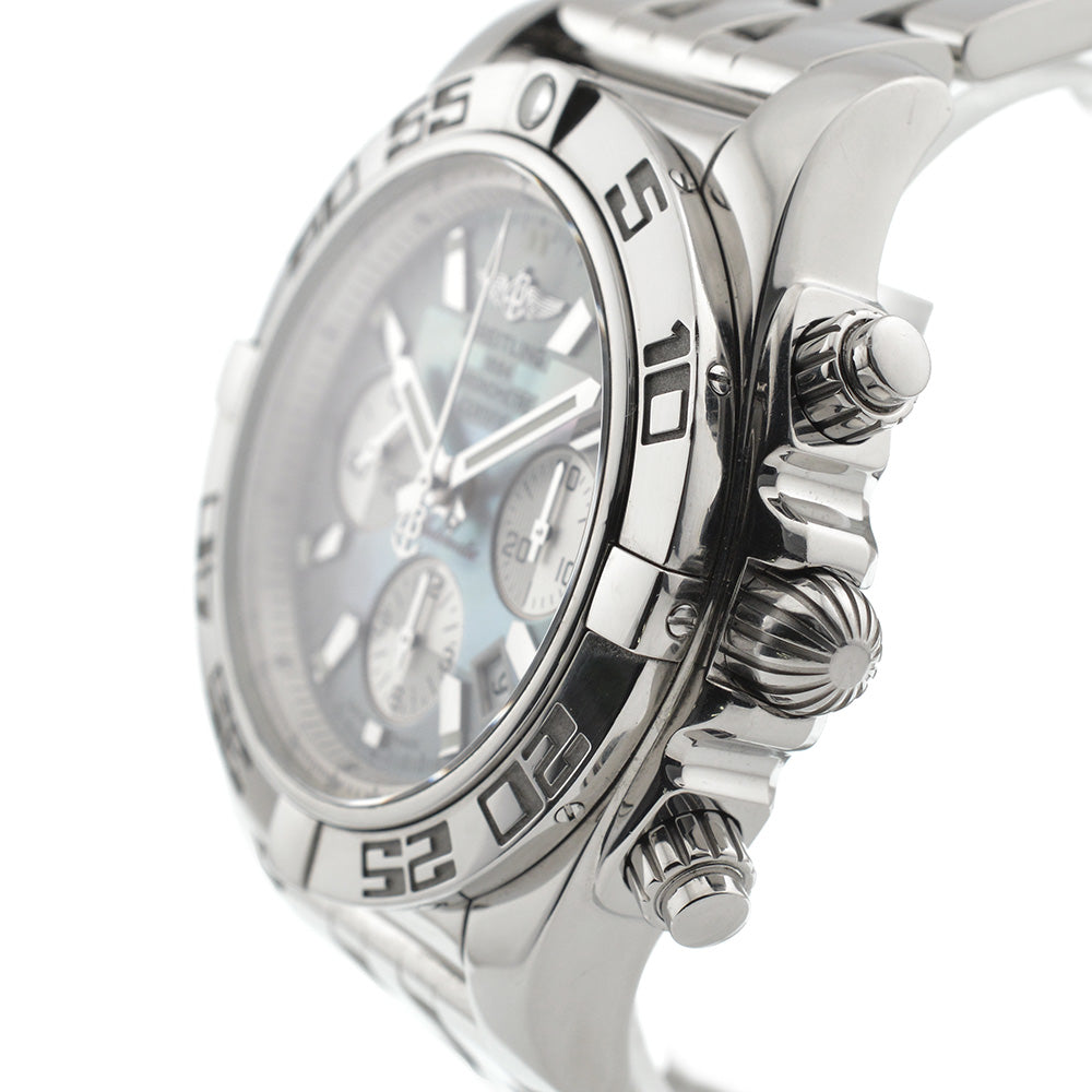 BREITLING Chrono mat 44 AB0110 White shell Dial Automatic Men's
 Watch L#137100