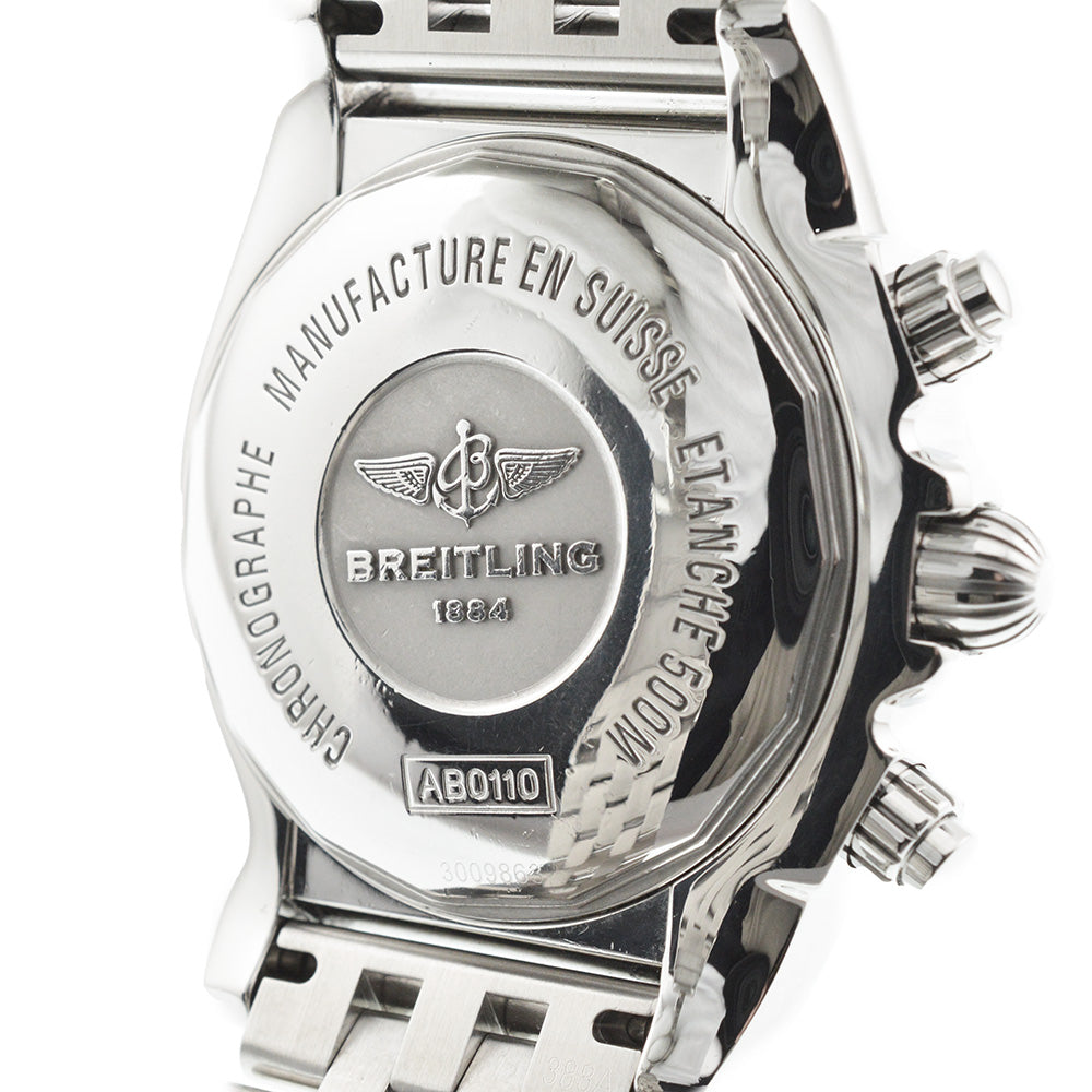 BREITLING Chrono mat 44 AB0110 White shell Dial Automatic Men's
 Watch L#137100