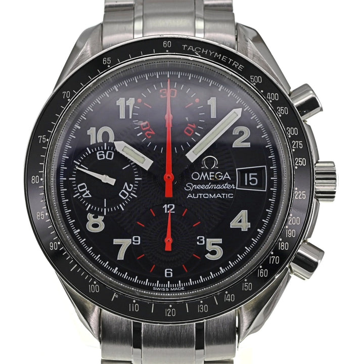 with paper OMEGA Speedmaster mark 40 3513.53 Chronograph Date black Dial Automatic Men's
 Watch □#137197