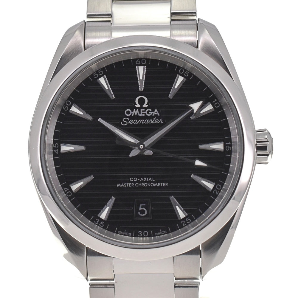 with paper OMEGA Seamaster Aqua Terra Coaxial 220.10.38.20.01.001 black Dial Automatic Men's
 Watch L#137223