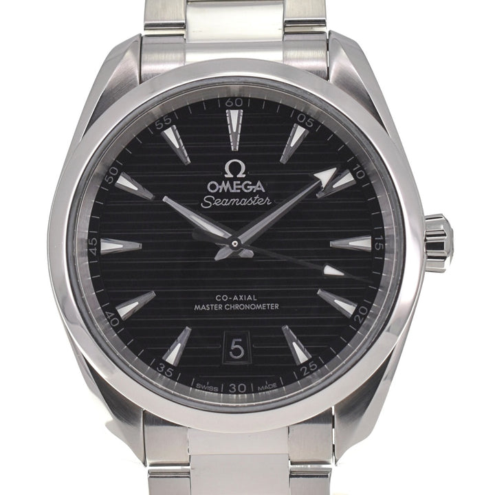 with paper OMEGA Seamaster Aqua Terra Coaxial 220.10.38.20.01.001 black Dial Automatic Men's
 Watch L#137223