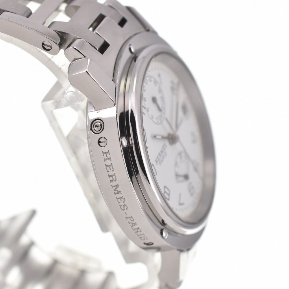 HERMES Clipper CL5.710 Power Reserve Date GMT white Dial Automatic Men's
 Watch A#137297