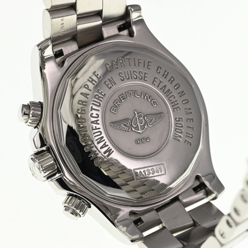 with paper BREITLING Super Ocean 44 A13341 Chronograph Date black Dial Automatic Men's
 Watch L#137324