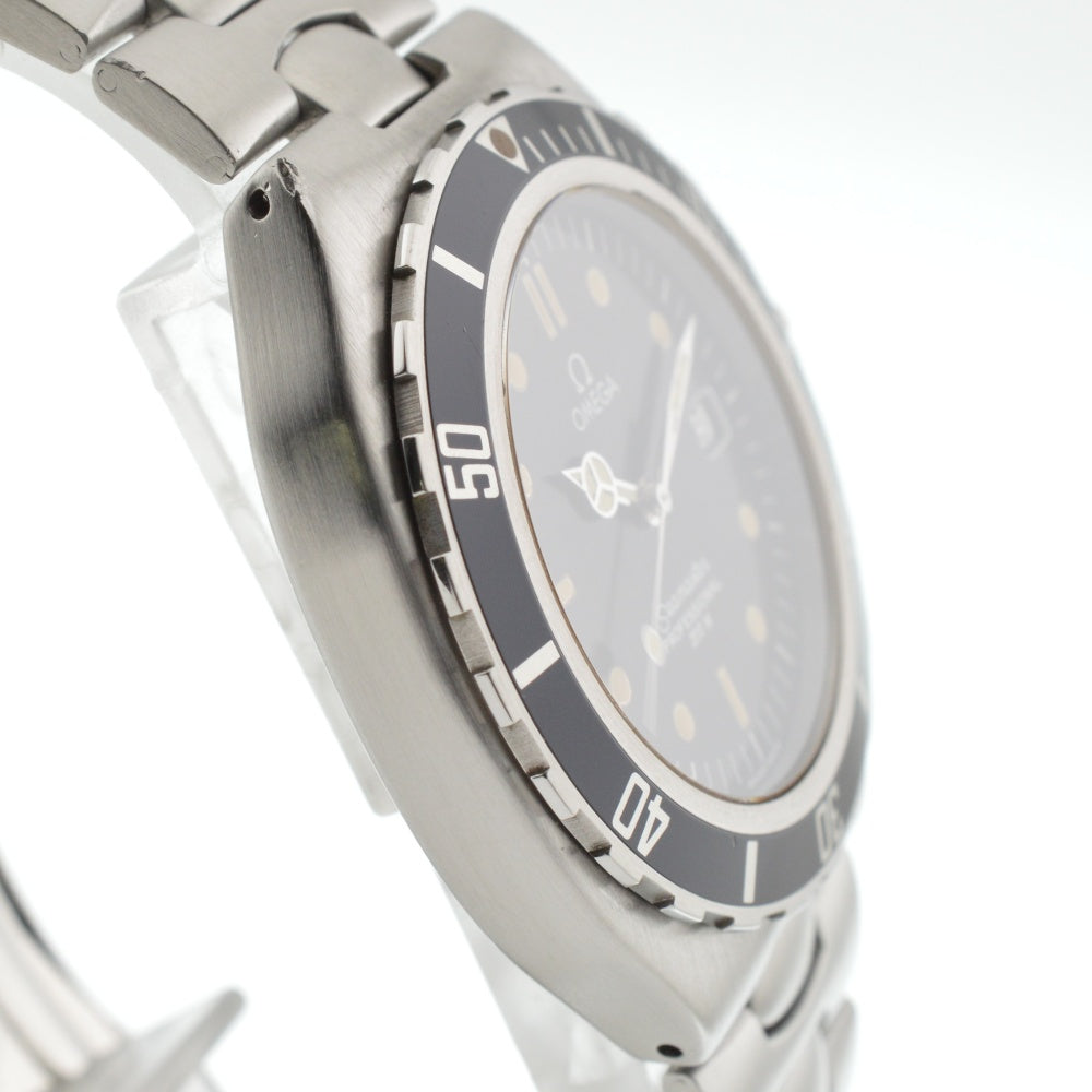 OMEGA Seamaster Professional 200m 2810.5 Large size 1.5" date black Dial Quartz Men's
 Watch L#137369