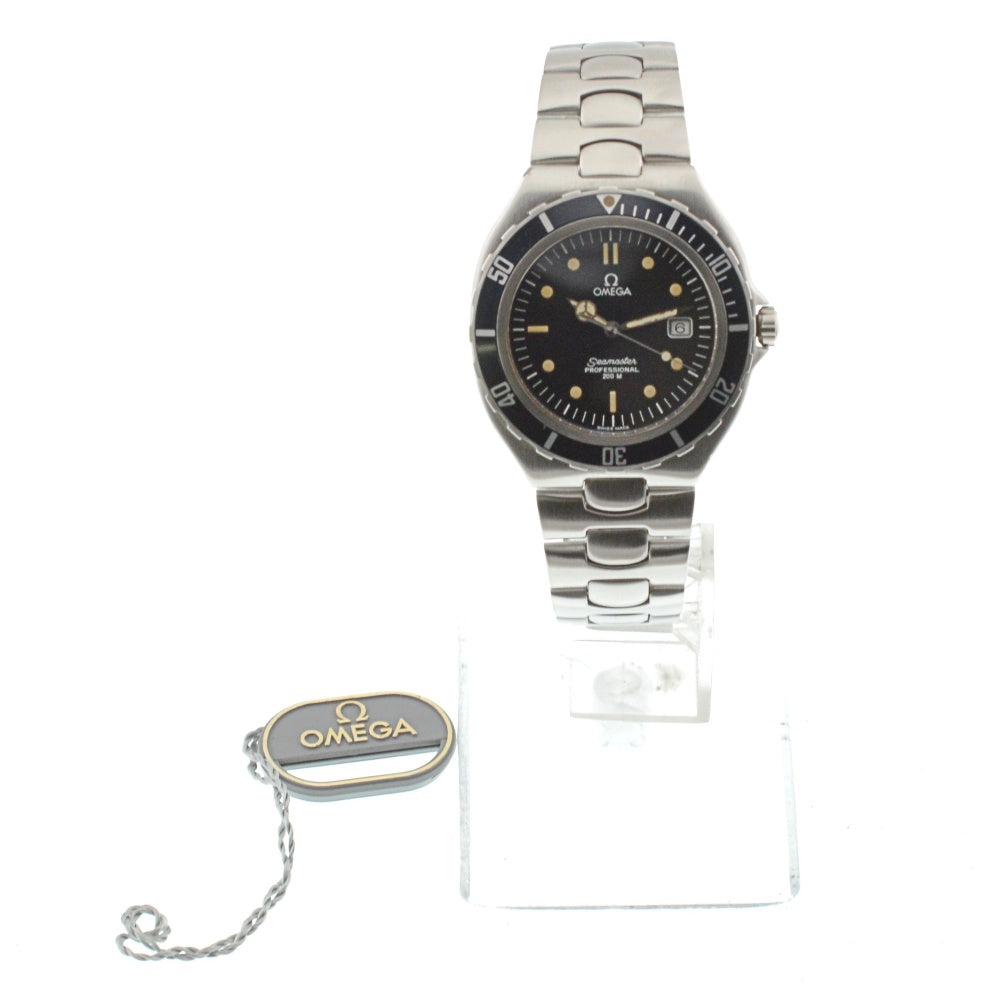 OMEGA Seamaster Professional 200m 2810.5 Large size 1.5" date black Dial Quartz Men's
 Watch L#137369