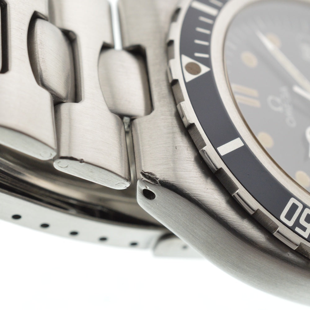 OMEGA Seamaster Professional 200m 2810.5 Large size 1.5" date black Dial Quartz Men's
 Watch L#137369