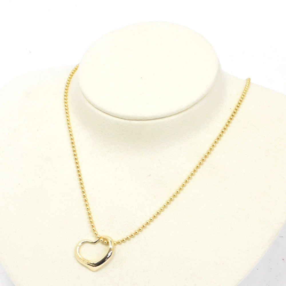 TIFFANY&Co. Open Heart Necklace Ladies
 jewelry S#137397