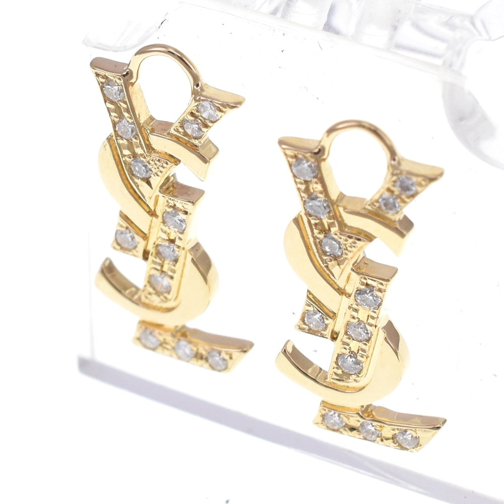 SAINT LAURENT Pendant top K18YG Diamond Ladies
 jewelry S#137406