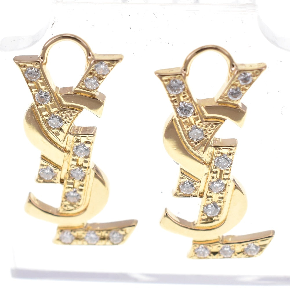 SAINT LAURENT Pendant top K18YG Diamond Ladies
 jewelry S#137406