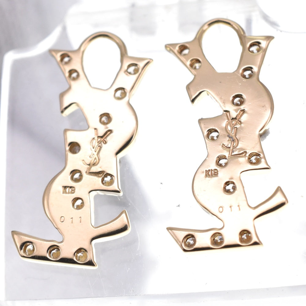 SAINT LAURENT Pendant top K18YG Diamond Ladies
 jewelry S#137406