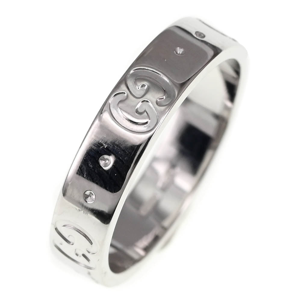 GUCCI Icon ring Size 49/JP9 K18WG Ladies
 jewelry S#137414