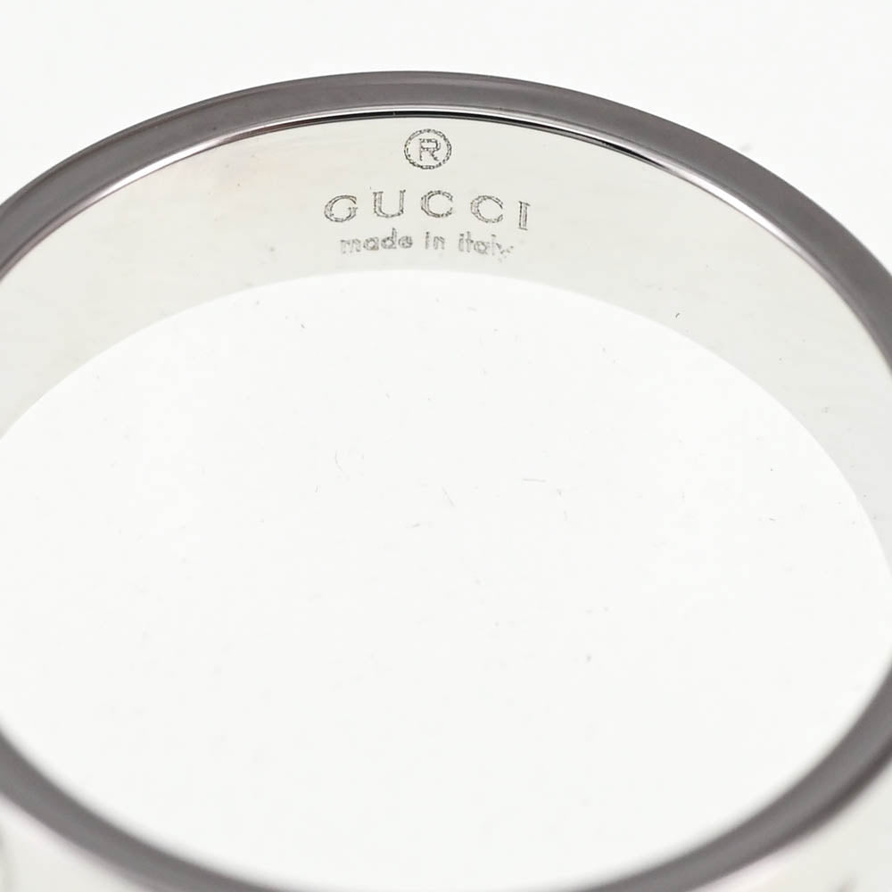 GUCCI Icon ring Size 49/JP9 K18WG Ladies
 jewelry S#137414