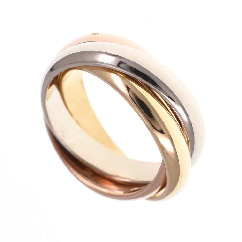 CARTIER Trinity 3-Row Ring Size 52/JP12 Three colors Ladies
 jewelry S#137415