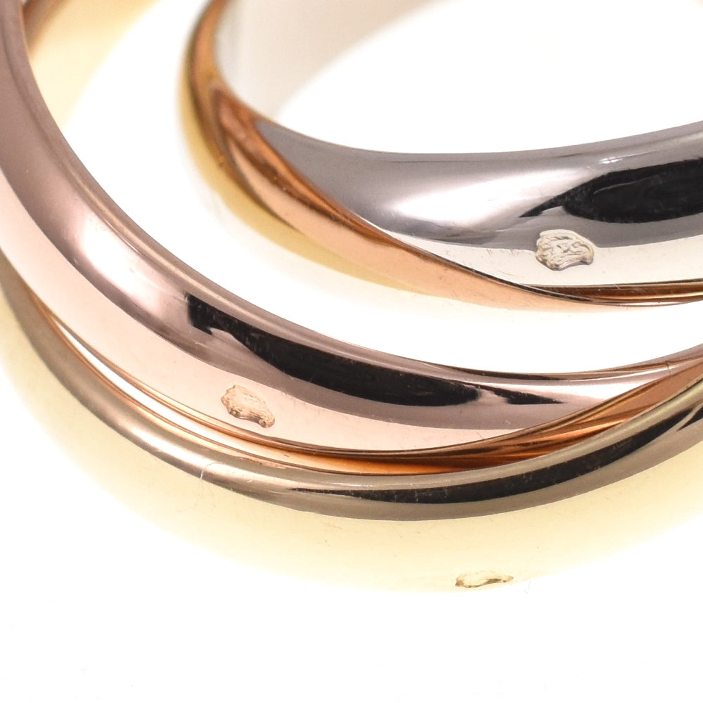 CARTIER Trinity 3-Row Ring Size 52/JP12 Three colors Ladies
 jewelry S#137415