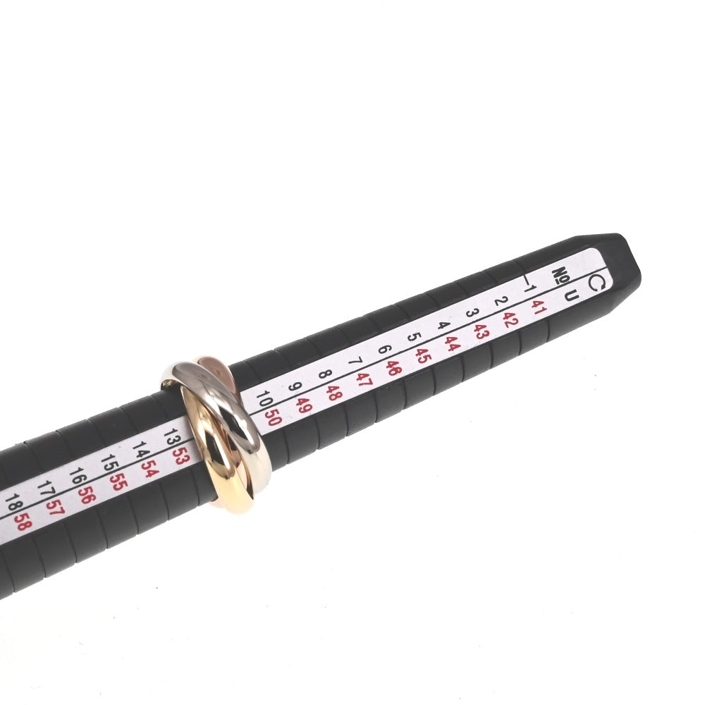 CARTIER Trinity 3-Row Ring Size 52/JP12 Three colors Ladies
 jewelry S#137415