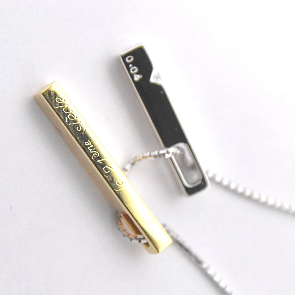 MIKIMOTO Necklace K18YG/WG Diamond Ladies
 jewelry S#137419