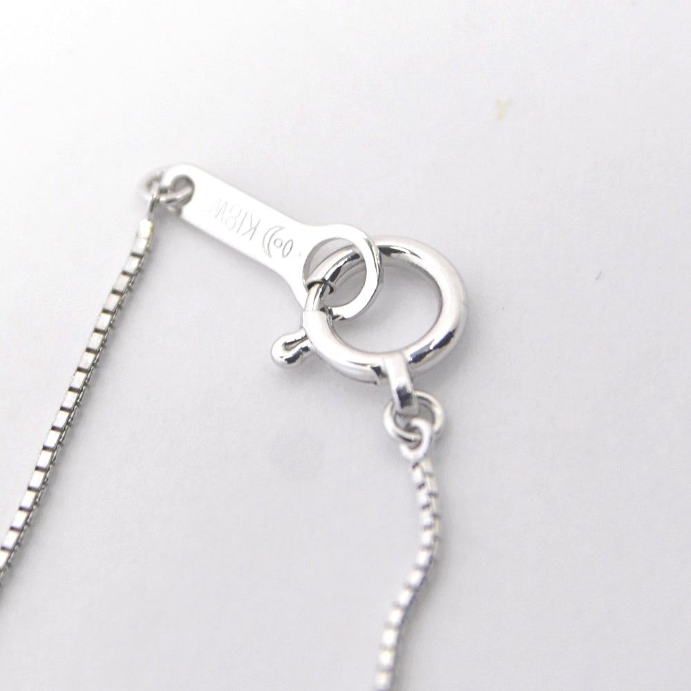 MIKIMOTO Necklace K18YG/WG Diamond Ladies
 jewelry S#137419