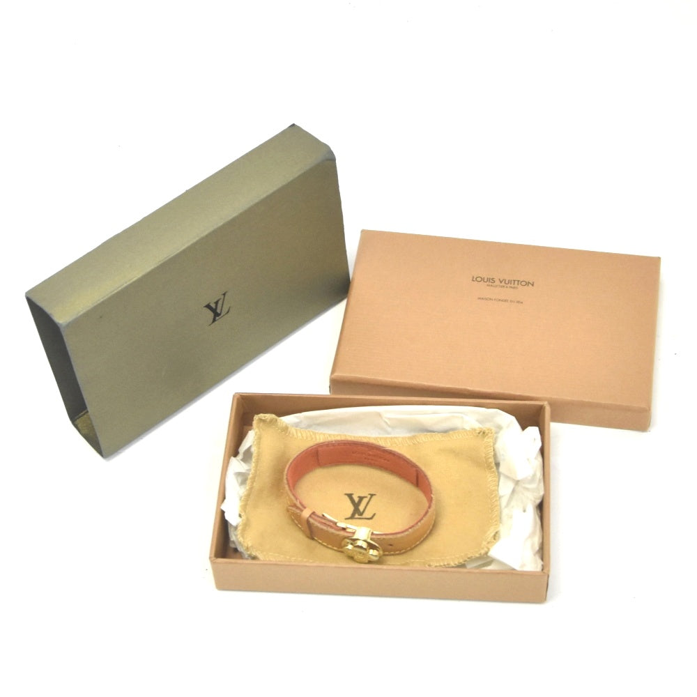 LOUIS VUITTON Monogram M64448 Bracelet Good Luck Ladies
 jewelry S#137421