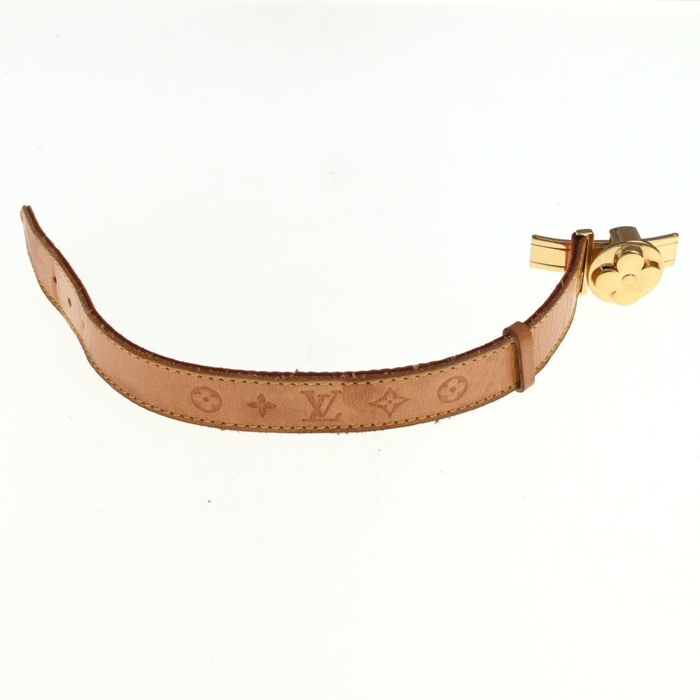 LOUIS VUITTON Monogram M64448 Bracelet Good Luck Ladies
 jewelry S#137421