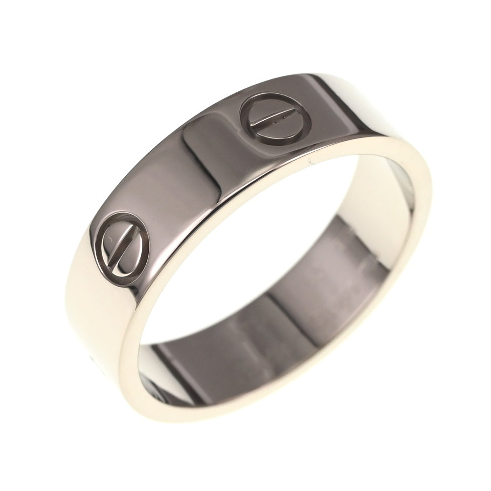 with paper CARTIER Love Ring Classic Model Size 63/JP23 K18WG Men's
 jewelry S#137423