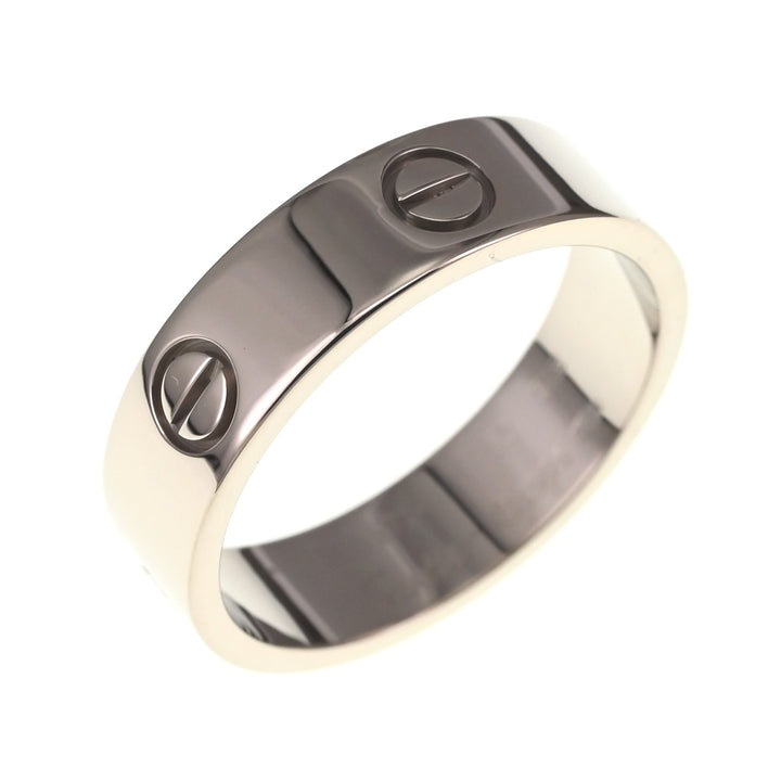 with paper CARTIER Love Ring Classic Model Size 63/JP23 K18WG Men's
 jewelry S#137423