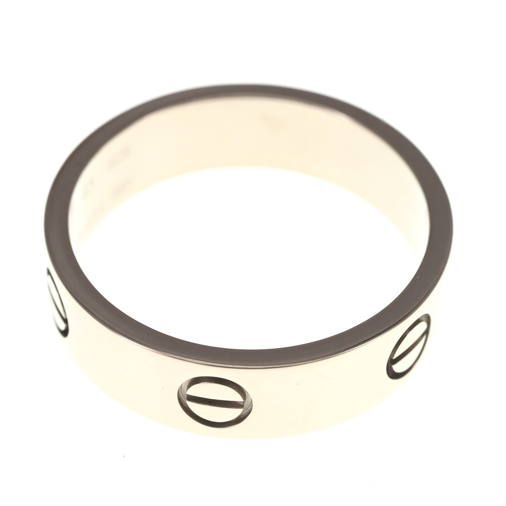 with paper CARTIER Love Ring Classic Model Size 63/JP23 K18WG Men's
 jewelry S#137423