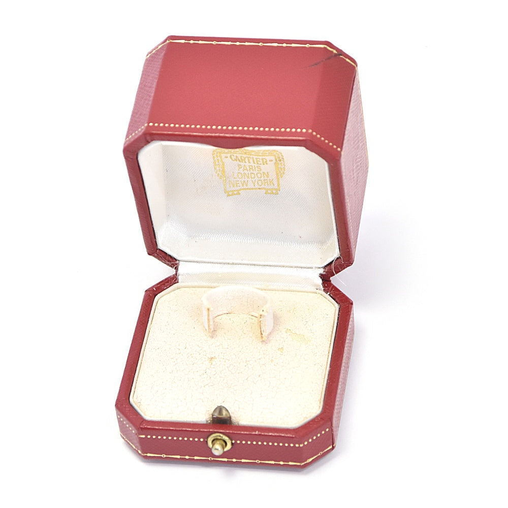 with paper CARTIER Love Ring Classic Model Size 63/JP23 K18WG Men's
 jewelry S#137423