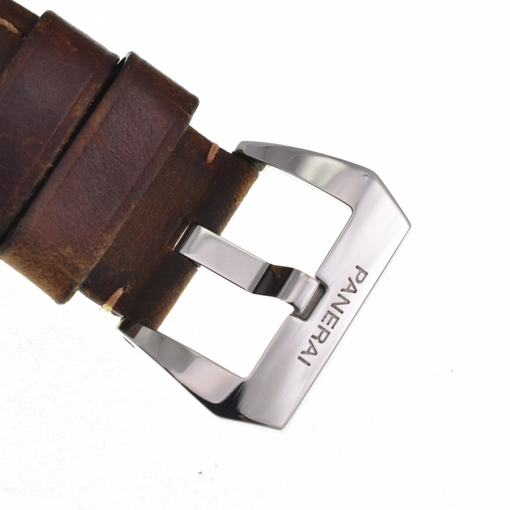 with paper PANERAI Luminor base PAM00773 Acciaio black Dial Hand Winding Men's
 Watch M#137509