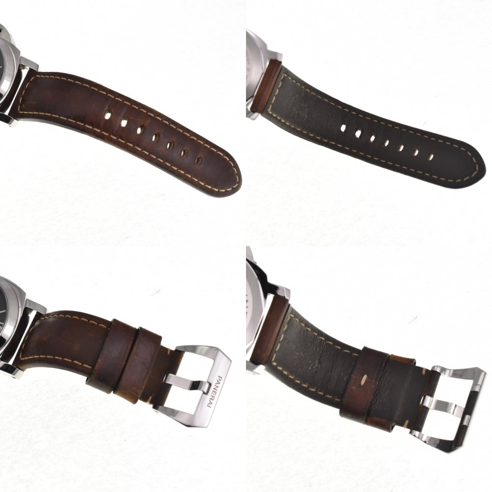 with paper PANERAI Luminor base PAM00773 Acciaio black Dial Hand Winding Men's
 Watch M#137509