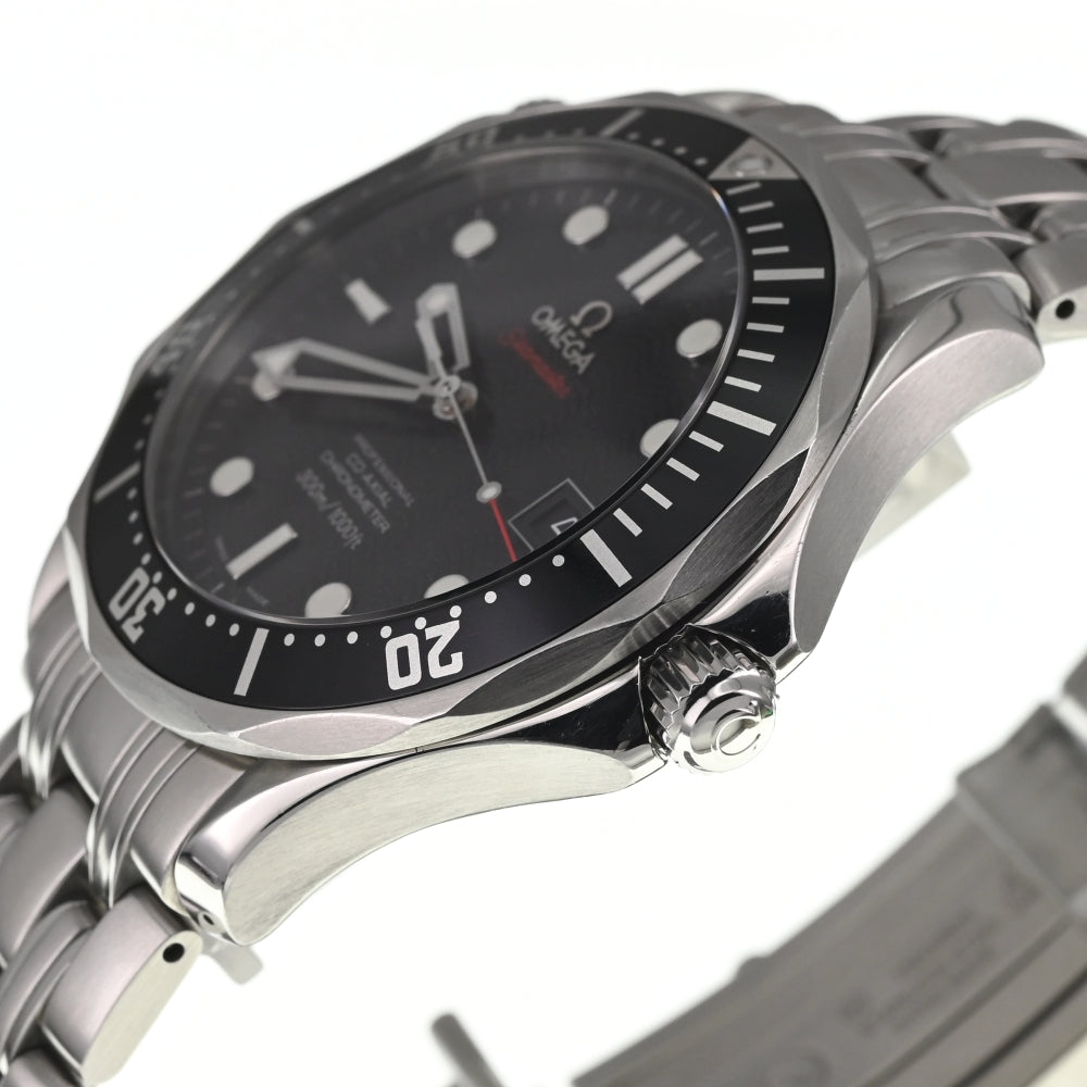 with paper OMEGA Seamaster Coaxial 212.30.41.20.01.002 black Dial Automatic Men's
 Watch M#137558