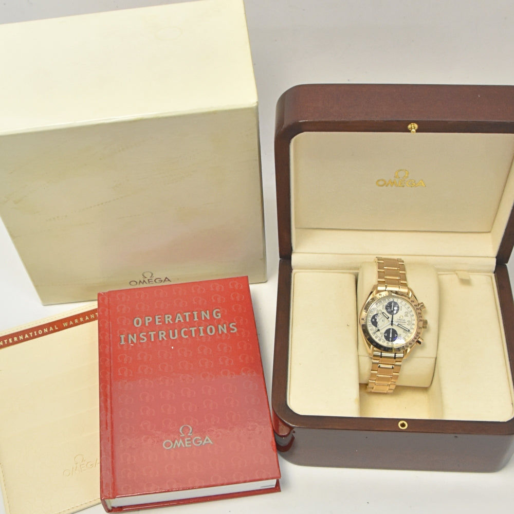 with paper OMEGA Speedmaster 3123.33 Chronograph Silver Dial Automatic Men's
 Watch N#137559