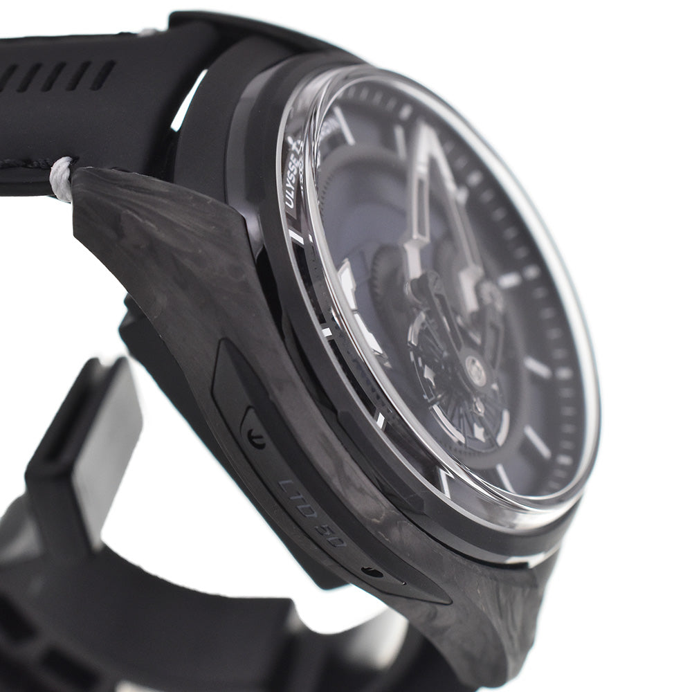 with paper Ulysse Nardin Freak X Carbon 1.7" 2303-270LE-3A-YOSH/0A Flying Carousel Limited to 50 pieces black Dial Automatic Men's
 Watch Z#137560
