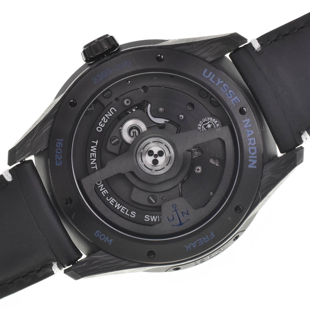 with paper Ulysse Nardin Freak X Carbon 1.7" 2303-270LE-3A-YOSH/0A Flying Carousel Limited to 50 pieces black Dial Automatic Men's
 Watch Z#137560