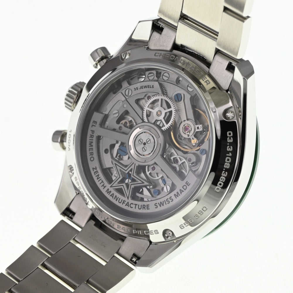 with paper ZENITH Chronomaster Sport 03.3108.3600/57.M3100 Yoshida Special, limited to 244 pieces worldwide green Dial Automatic Men's
 Watch L#137562