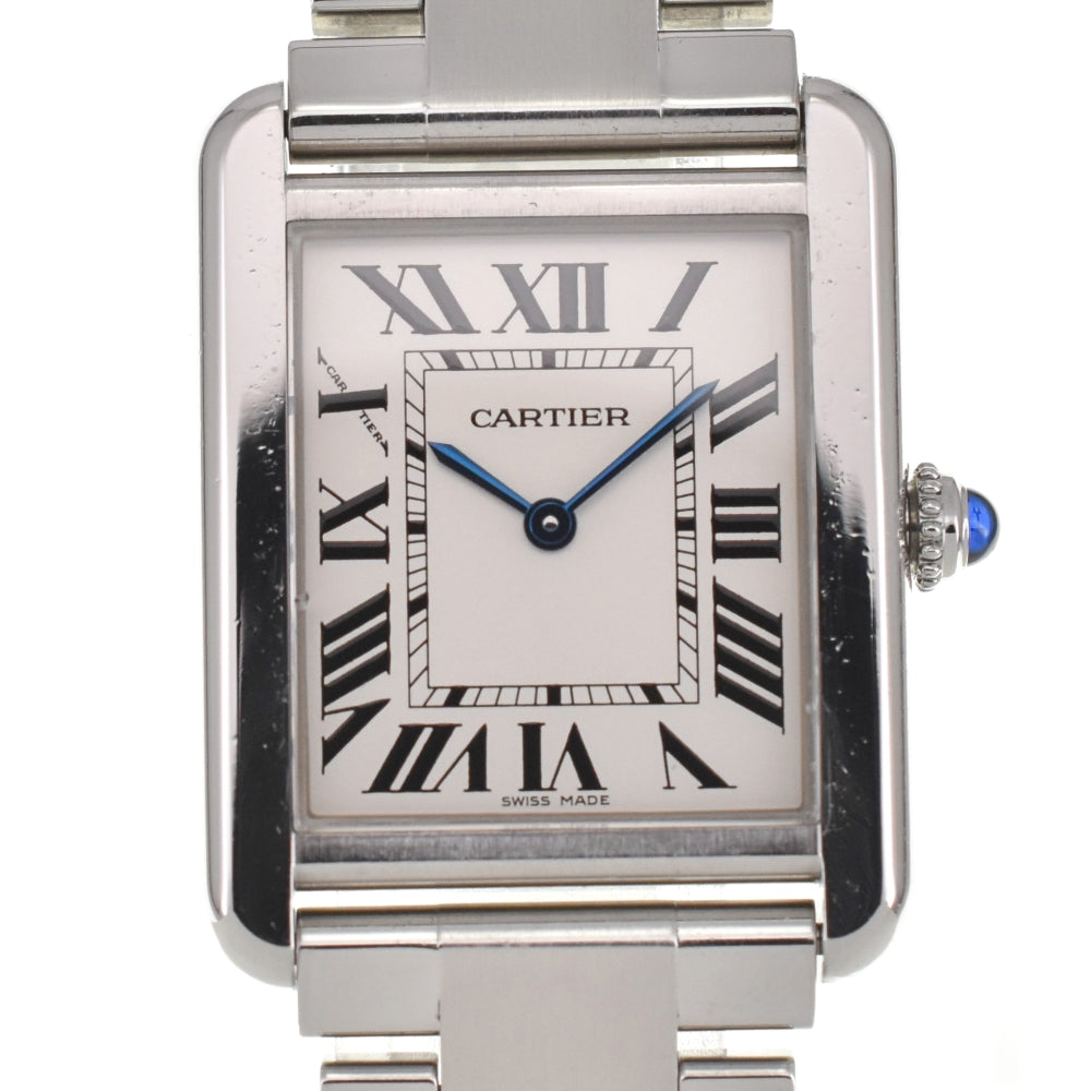 CARTIER Tank solo SM W5200013 Silver Dial Quartz Ladies
 Watch M#137588