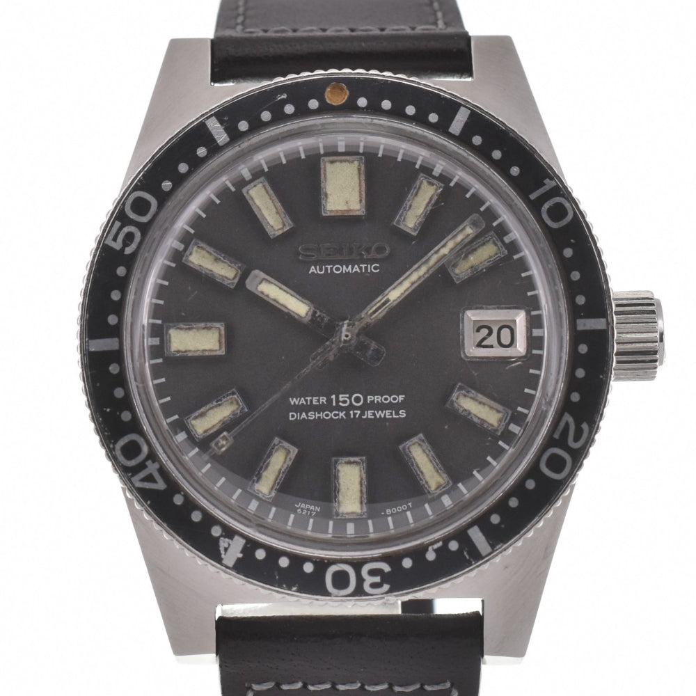 SEIKO First diver 6217-8001 vintage Date gray Dial Automatic Men's
 Watch H#137610