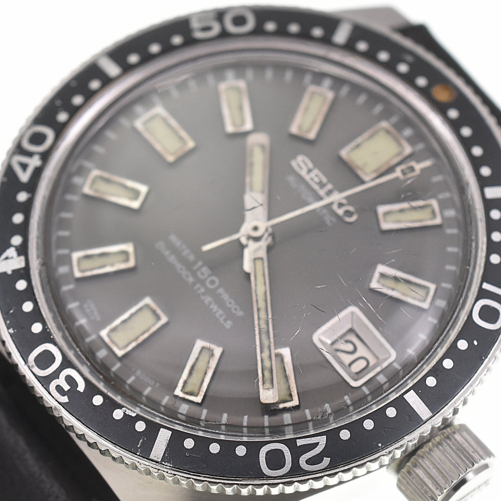SEIKO First diver 6217-8001 vintage Date gray Dial Automatic Men's
 Watch H#137610