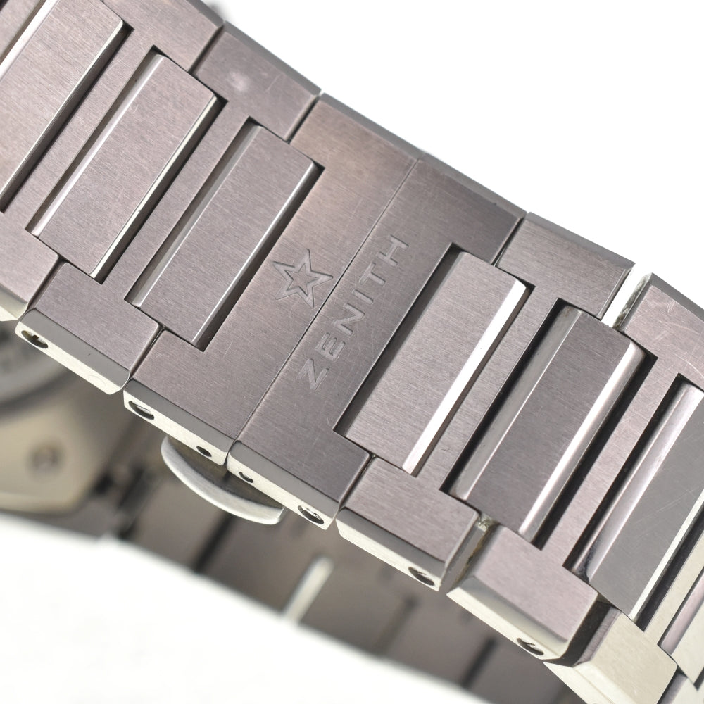 with paper ZENITH Defy El Primero 21 95.9005.9004/01.R582 Chronograph power reserve Silver / Black Dial Automatic Men's
 Watch L#137611