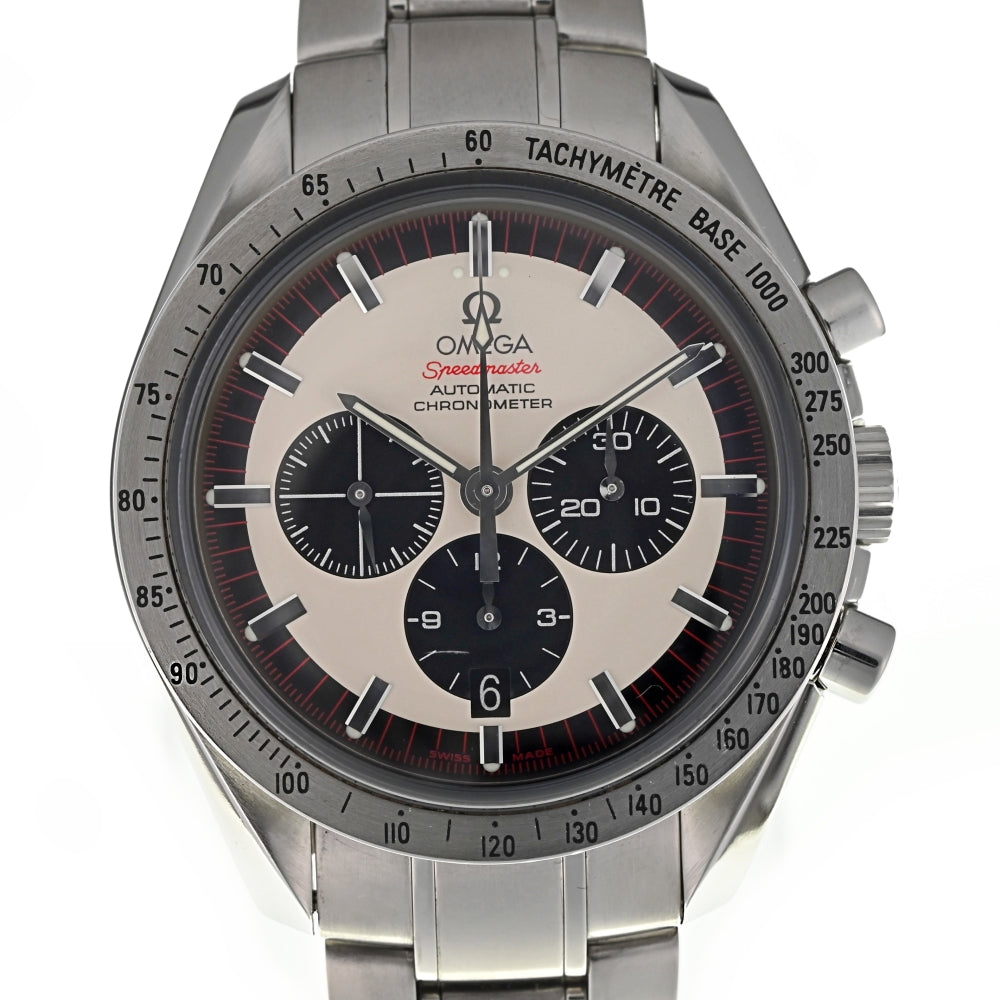 OMEGA Speedmaster Schumacher Legend 3559.32 Chronograph Date Limited Edition Silver / Black Dial Automatic Men's
 Watch M#137612