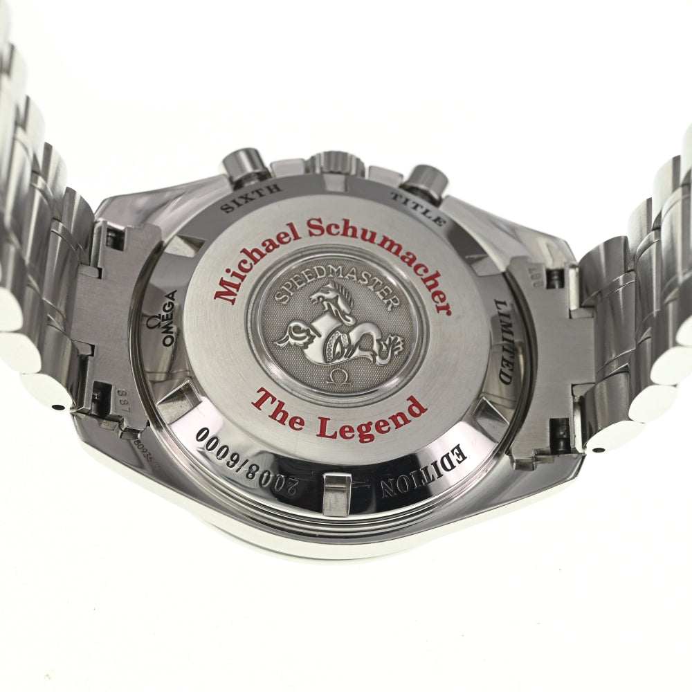 OMEGA Speedmaster Schumacher Legend 3559.32 Chronograph Date Limited Edition Silver / Black Dial Automatic Men's
 Watch M#137612