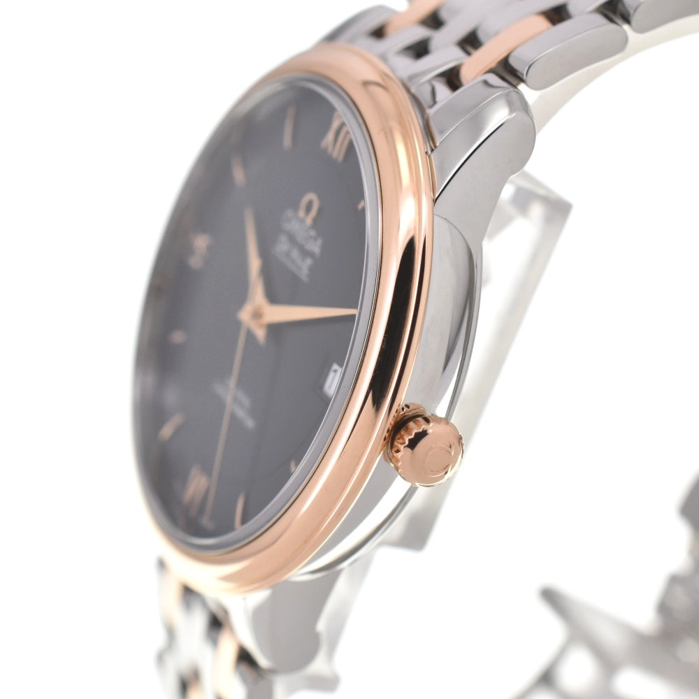 with paper OMEGA De Ville Prestige 424.20.37.20.03.002 Date blue Dial Automatic Men's
 Watch L#137639