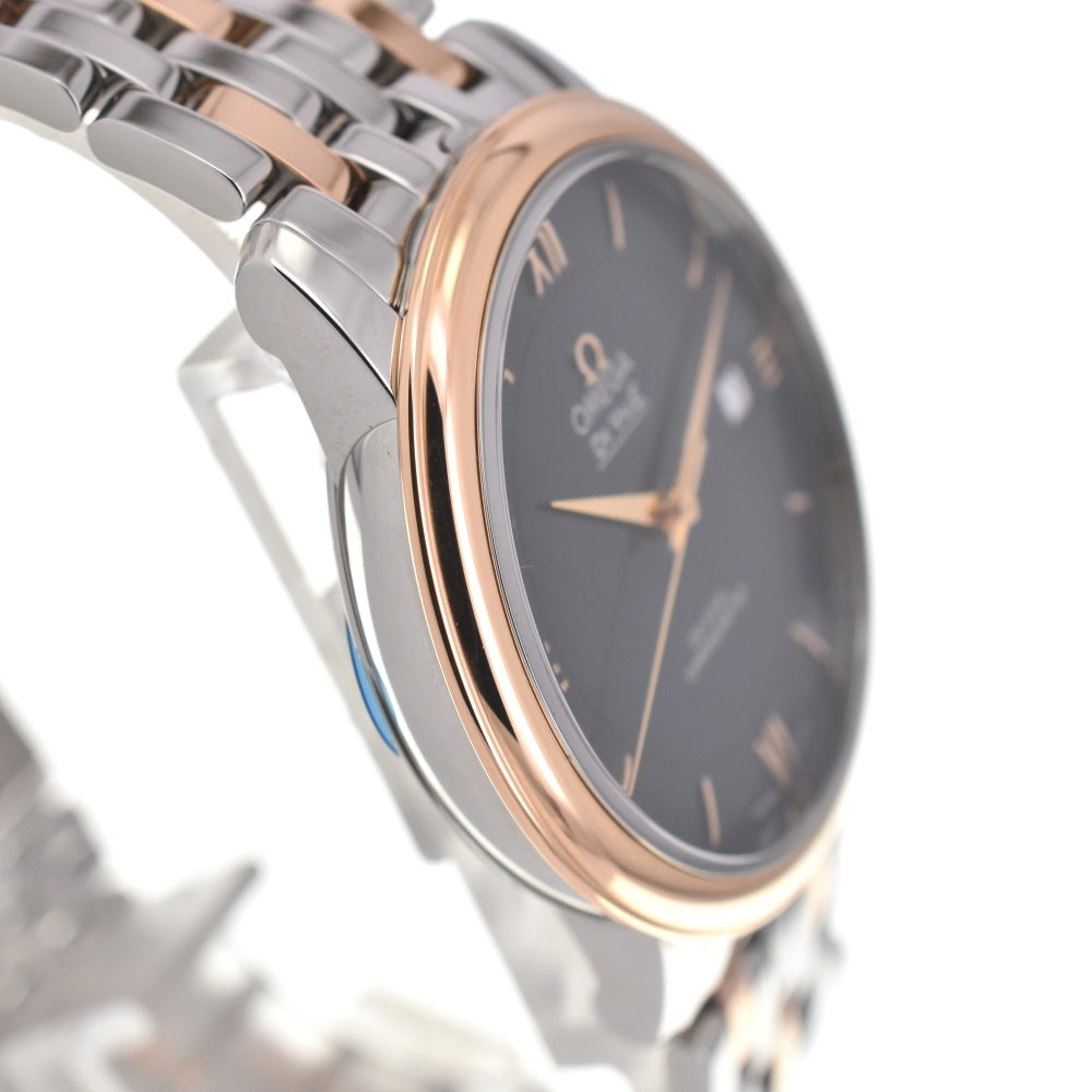 with paper OMEGA De Ville Prestige 424.20.37.20.03.002 Date blue Dial Automatic Men's
 Watch L#137639