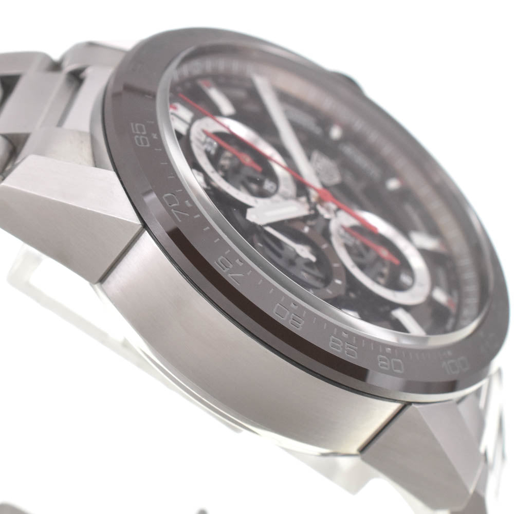 with paper TAG HEUER Carrera CAR201U.BA0766 Caliber Heuer 01 Brown / skeleton Dial Automatic Men's
 Watch J#137644