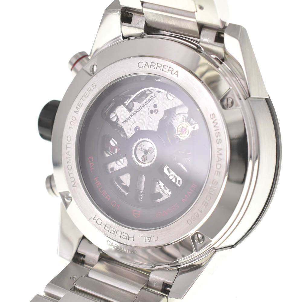 with paper TAG HEUER Carrera CAR201U.BA0766 Caliber Heuer 01 Brown / skeleton Dial Automatic Men's
 Watch J#137644